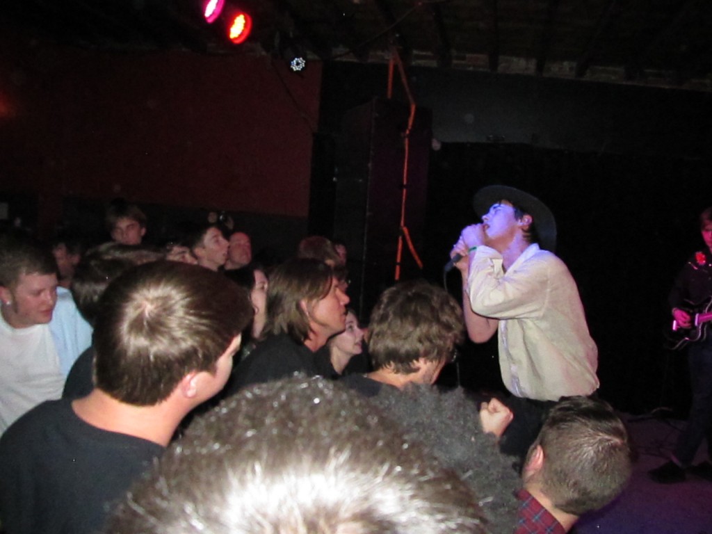 Denmark's Iceage took over the Marquis theater last Thursday night for a blistering 40 minutes. (Photo: DenverThread)