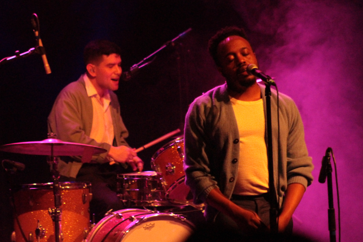 Durand Jones & the Indications onstage at the Bluebird