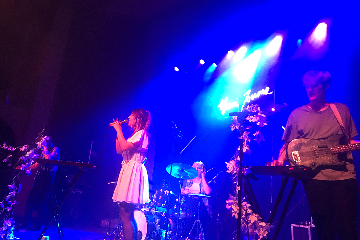 New Zealand's Yumi Zouma played a warm set at The Bluebird Theater (Photos: John Cargile) 