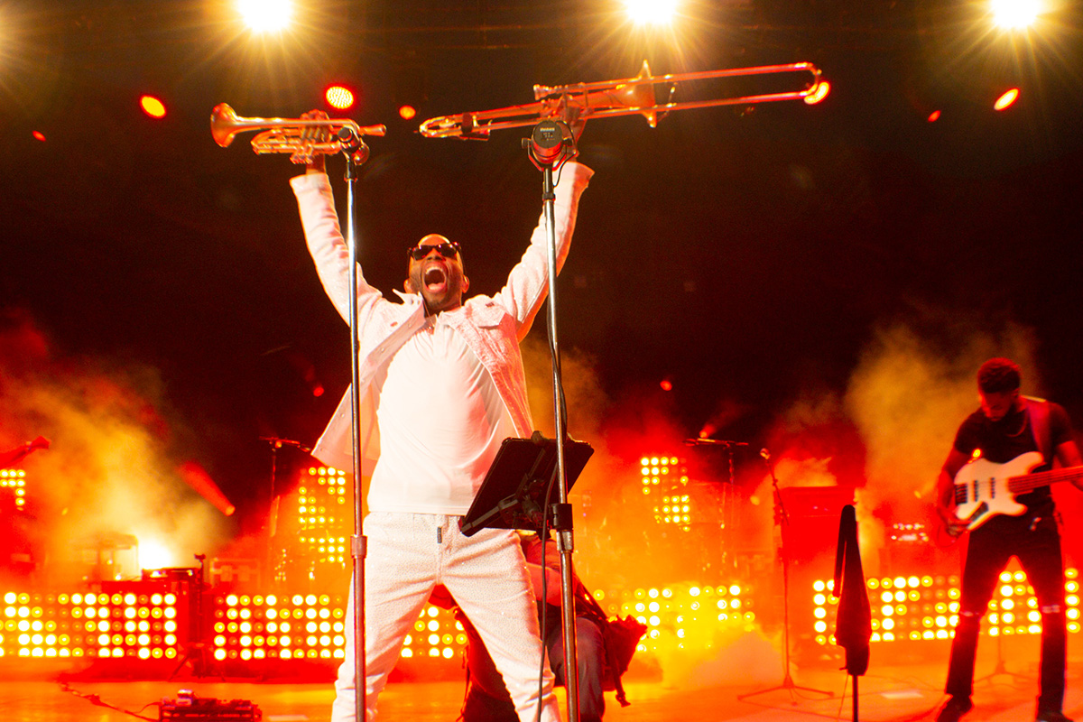 Trombone Shorty Threauxs Voodoo Down Red Rocks DenverThread