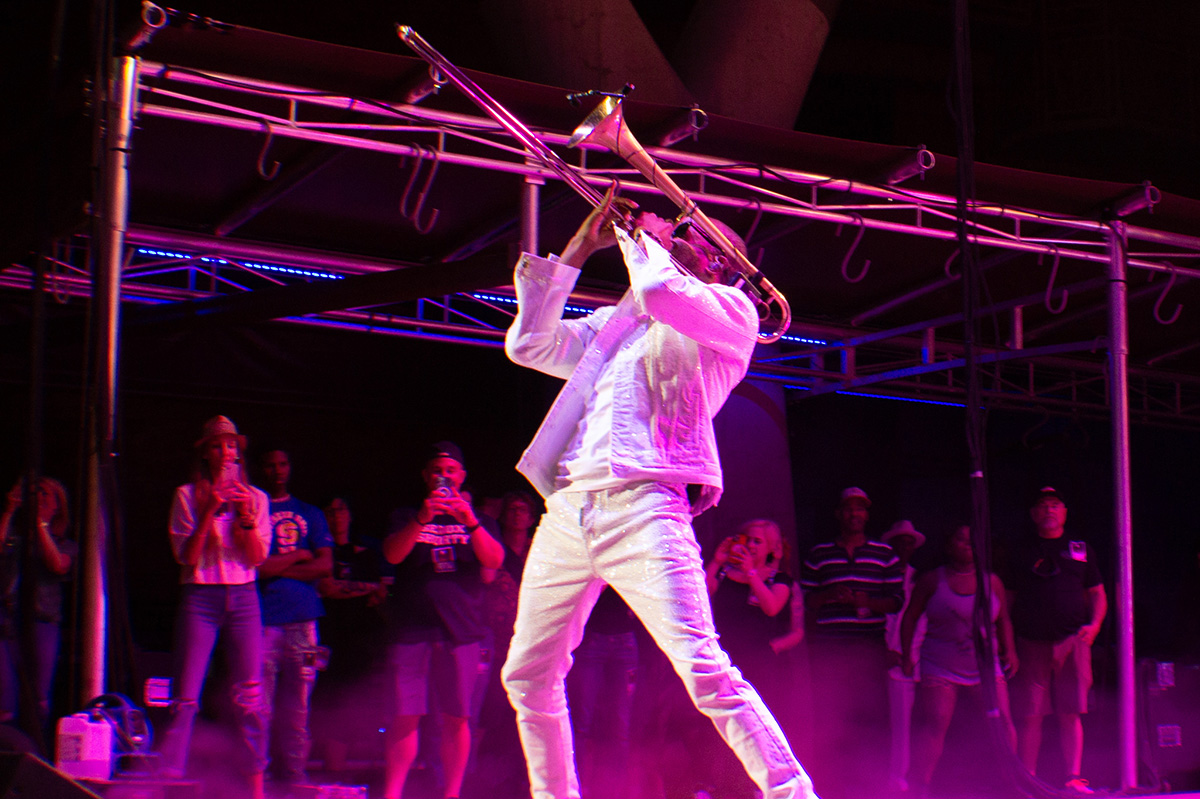 Trombone Shorty Threauxs Voodoo Down Red Rocks DenverThread