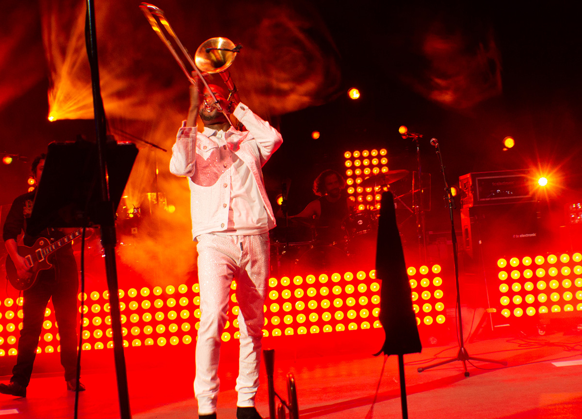 Trombone Shorty Threauxs Voodoo Down Red Rocks DenverThread